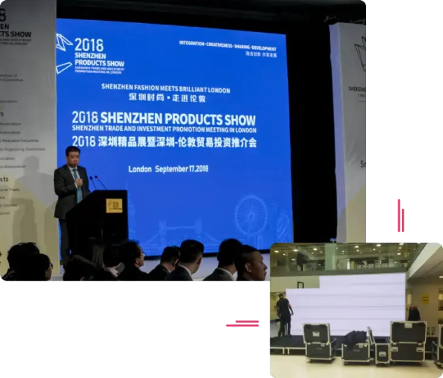 FULL RANGE LED VIDEO WALL HIRE FOR FASHION SHOWS