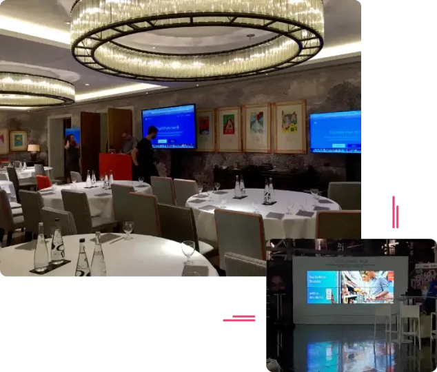 High-Resolution Gala Dinner LED Video Wall Hire in London