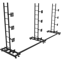LED video wall - 3 stand stage frame truss