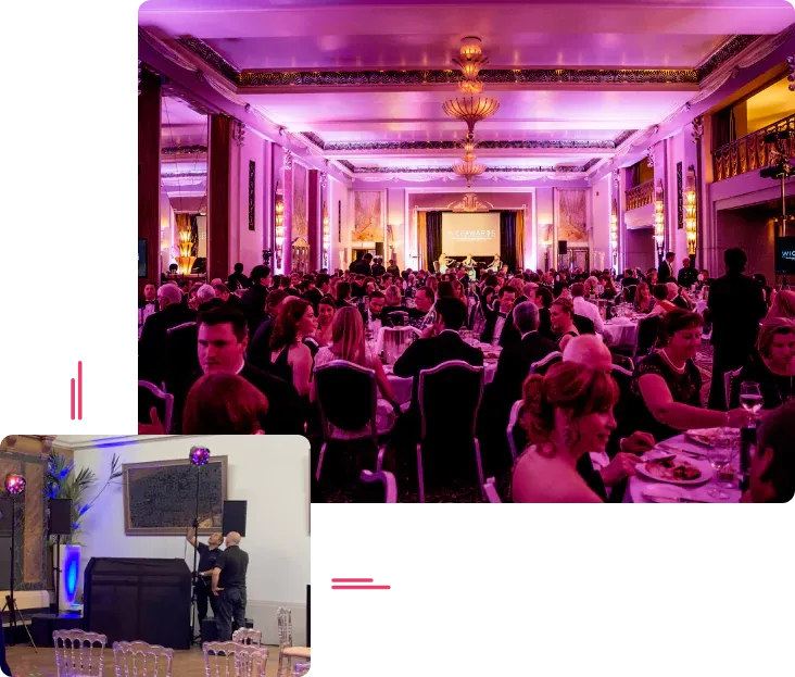 Lighting Rental for Award Ceremonies in London