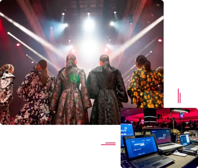 audio visual AV rental for fashion shows in London