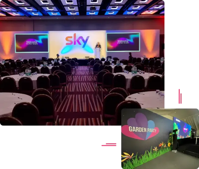 audio visual AV rental for product launches in London