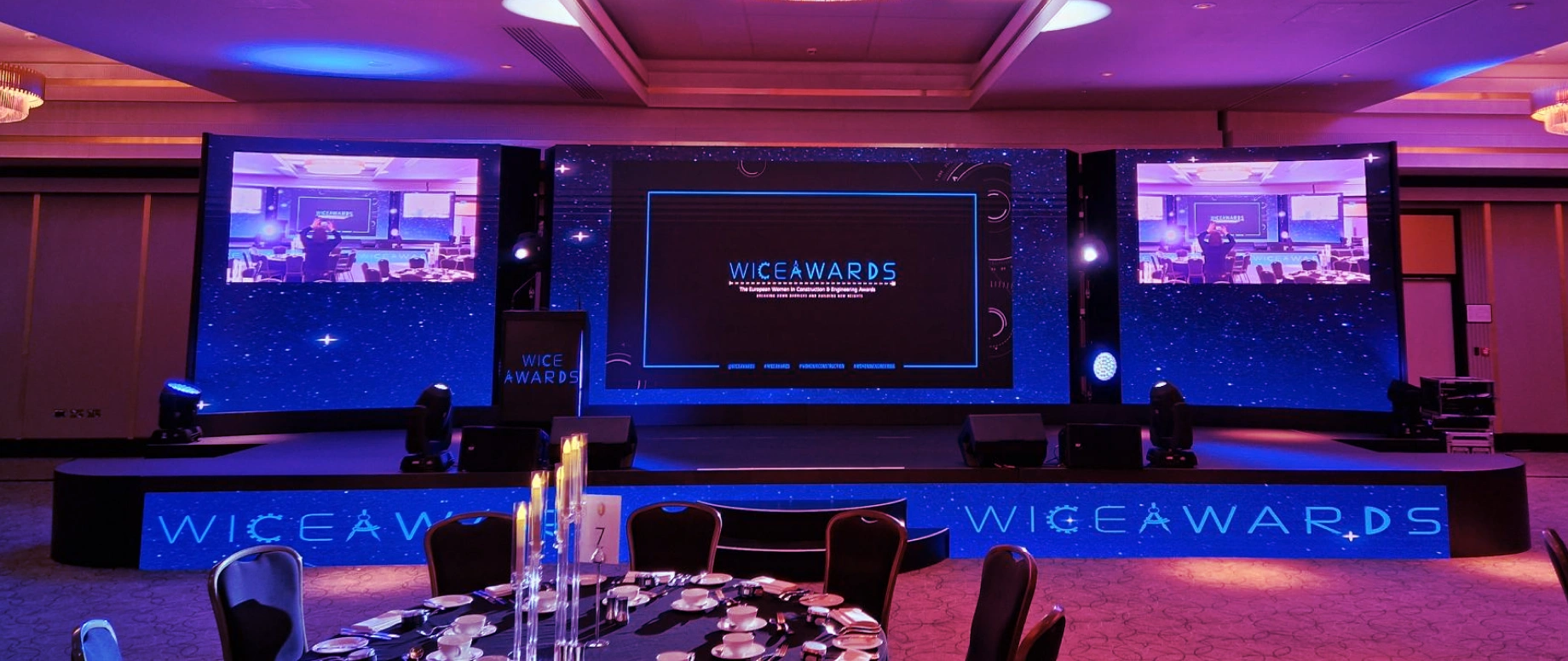 EMS Events Our Expertise for stage set and design