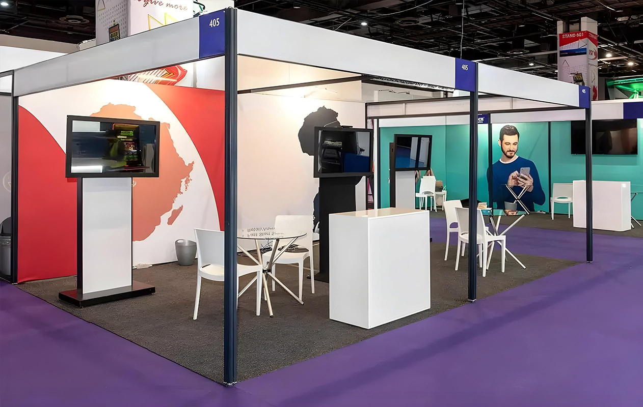 What is a shell scheme exhibition stand or booth