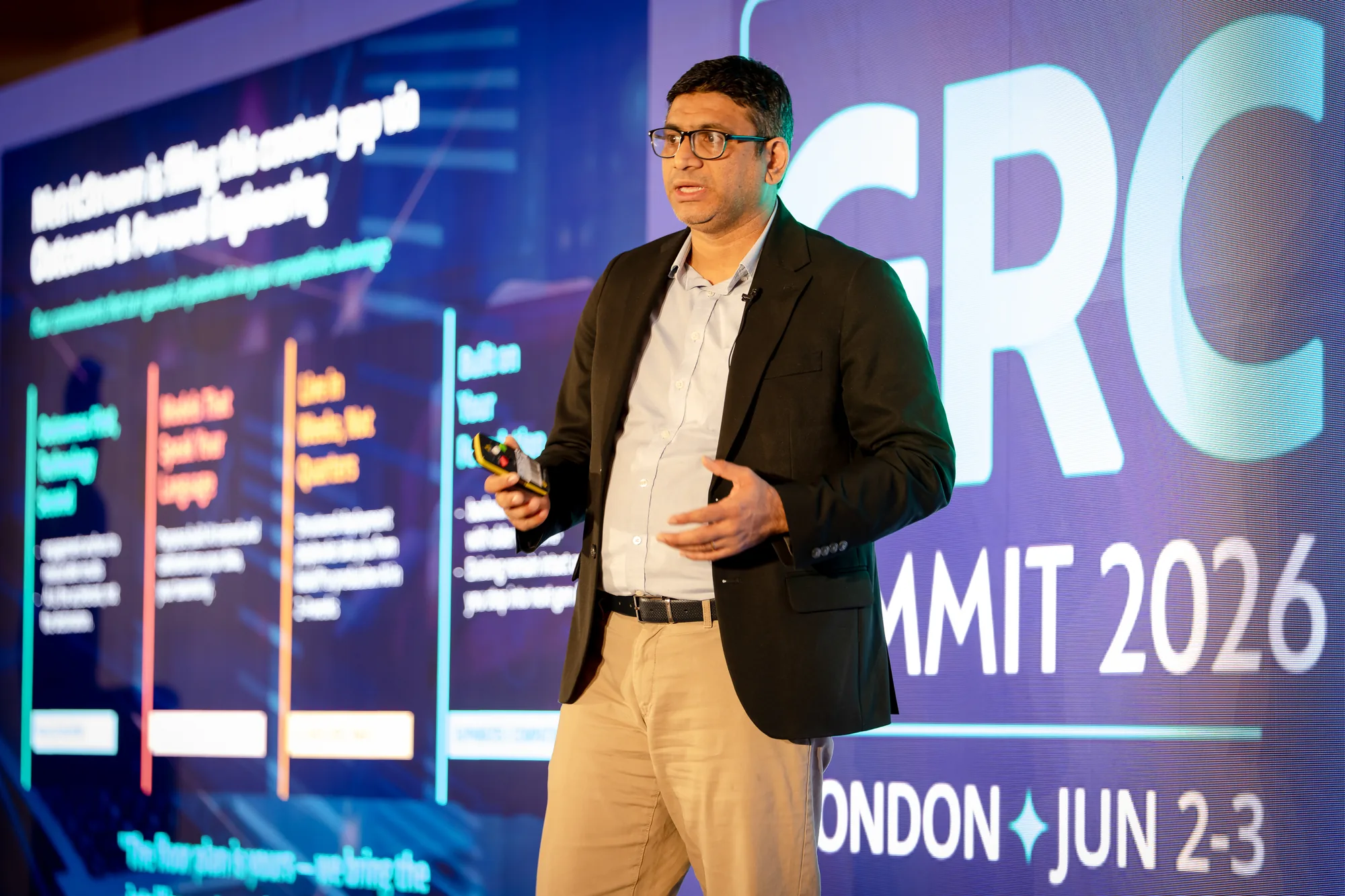 speaker-presentation-led-video-wall-grc-summit-2026